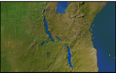 Africa: Integrated NOAA AVHRR and Shaded Relief | Western Libraries