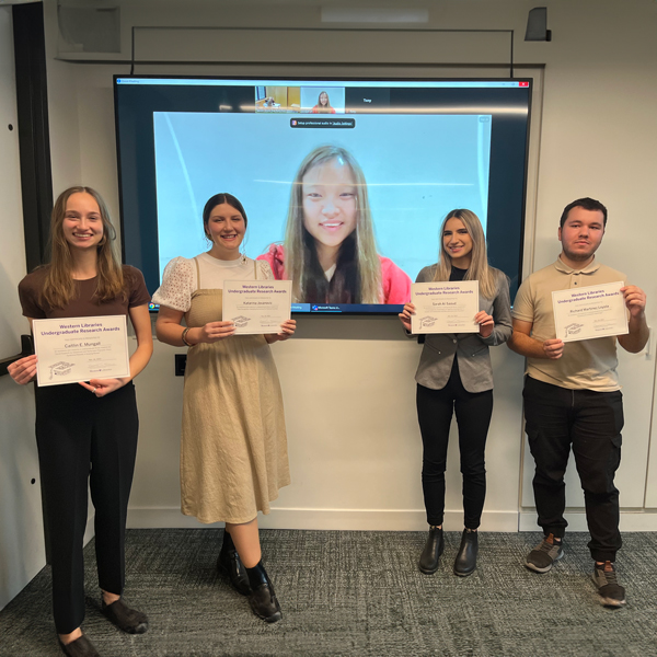 2023 Western Libraries Undergraduate Research Award Winners