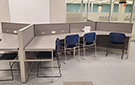 Table seating in the Collaborative Learning Centre