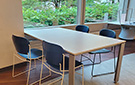 Study tables on Ground and Lower Ground floors