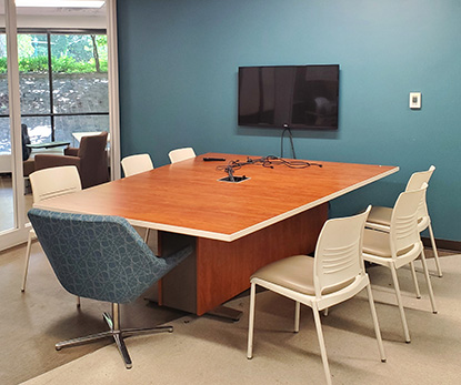 Study room in the Map and Data Centre